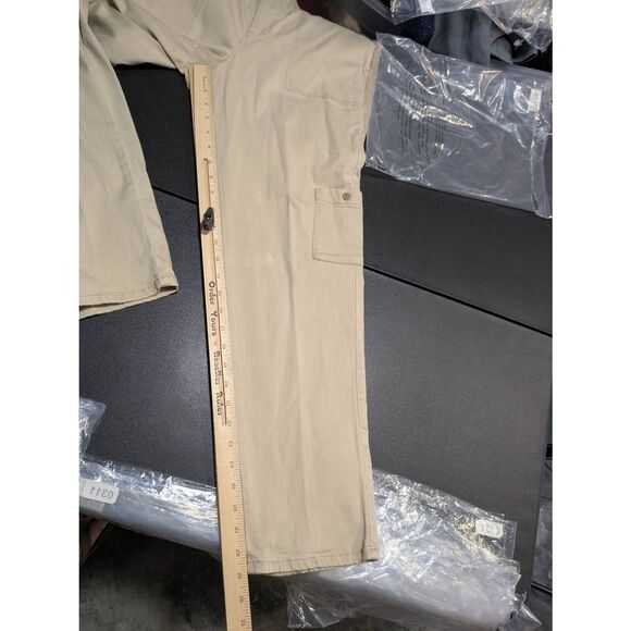 J Jill Denim khaki High Rise Straight Leg Jeans Women's Size 10 - Picture 6 of 6